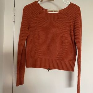 Rust coloured cropped sweater